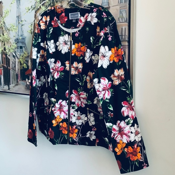 Guillaume Floral Print Stretch Jacket - Picture 3 of 5